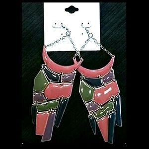 Jewelry - 3/$30 Multi-Color Enamel Long Dangle Earrings Jewelry - 3/$30 Multi-Color Enamel Long Dangle Earrings